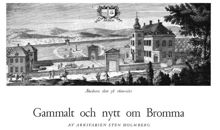Gammalt och nytt om Bromma
